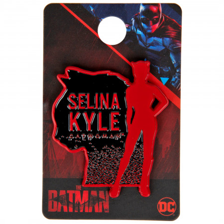 The Batman Selina Kyle Catwoman Pin Badge